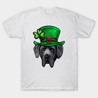 St Patricks Day Great Dane T-Shirt